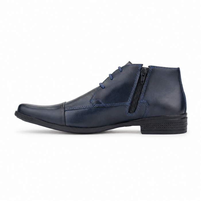 Botin Ferracini Hombre 4363 Frankfurt Azul Casual