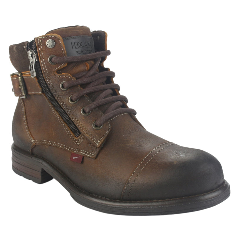 Botin Ferracini Hombre 9873 York Camel Casual