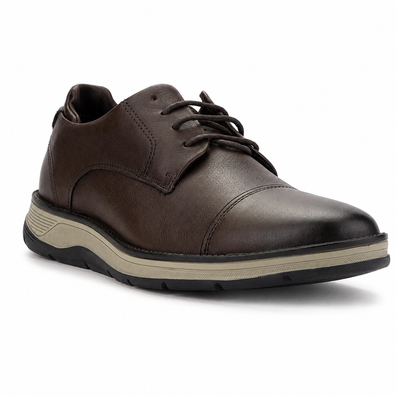 Zapato Ferracini Hombre 5541 Fluence Café Oscuro Casual
