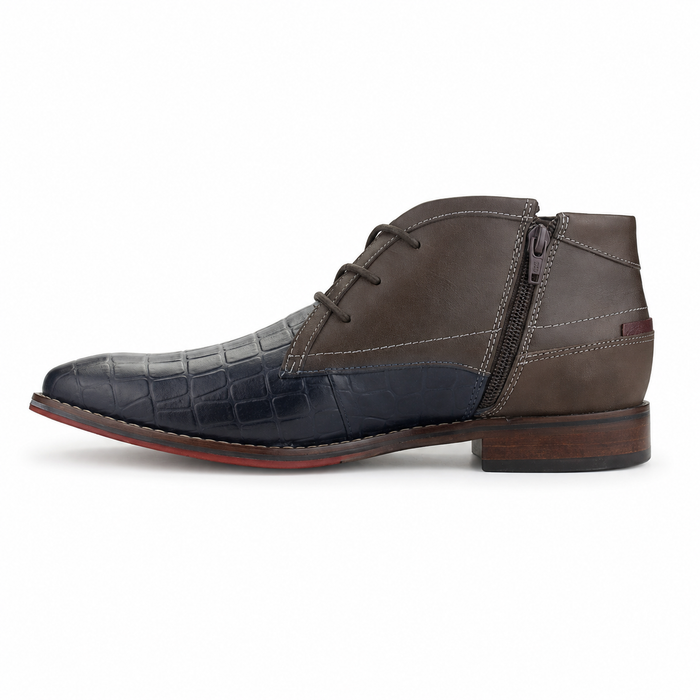 Botin Ferracini Hombre 5678 Caravaggio Azul Casual