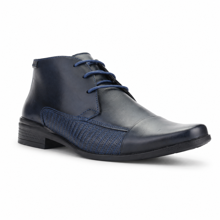 Botin Ferracini Hombre 4363 Frankfurt Azul Casual