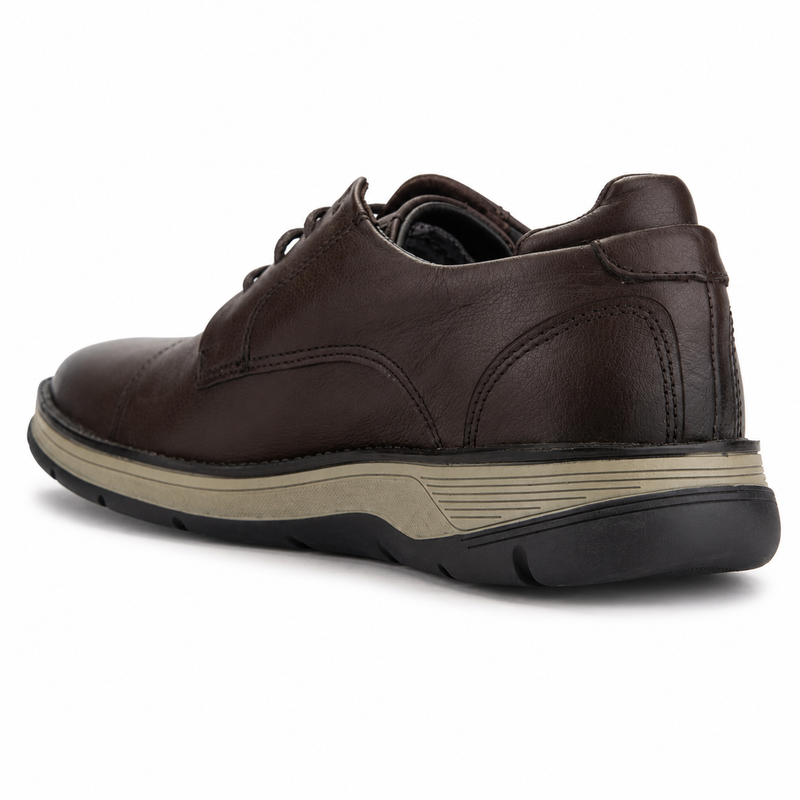 Zapato Ferracini Hombre 5541 Fluence Café Oscuro Casual