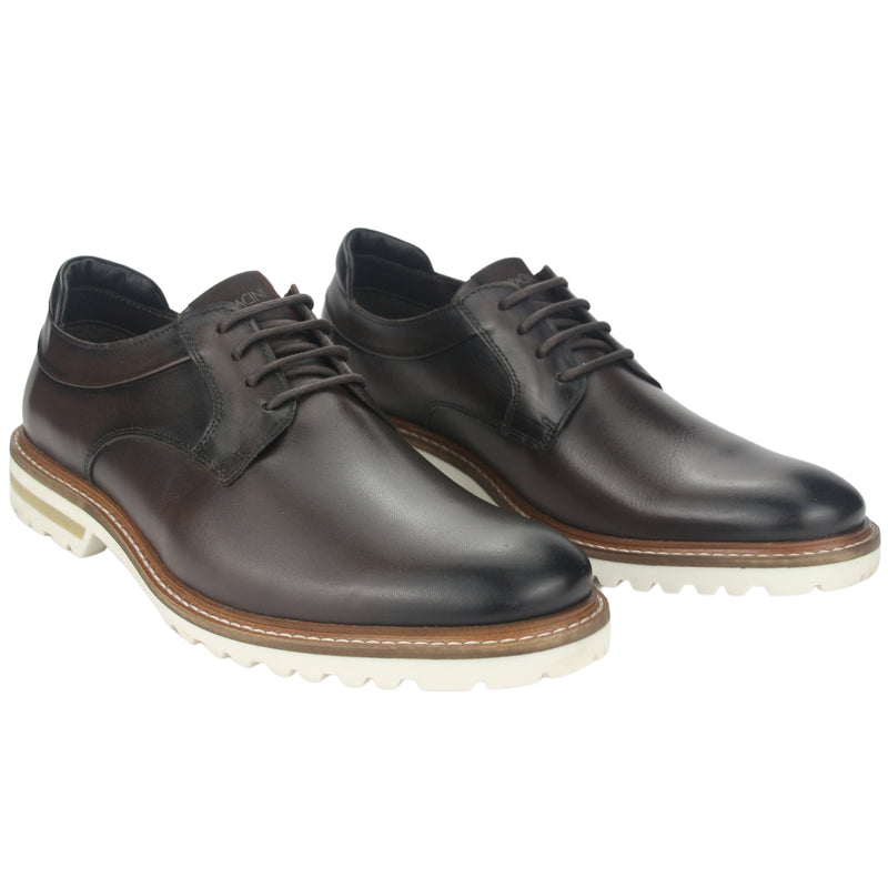 Zapato Ferracini Hombre 3404 Cincy Café Oscuro Casual