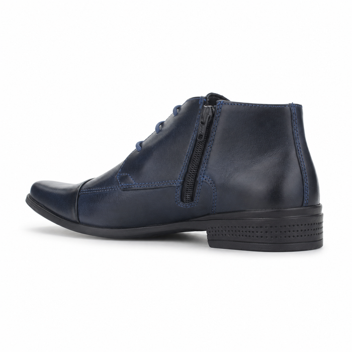 Botin Ferracini Hombre 4363 Frankfurt Azul Casual