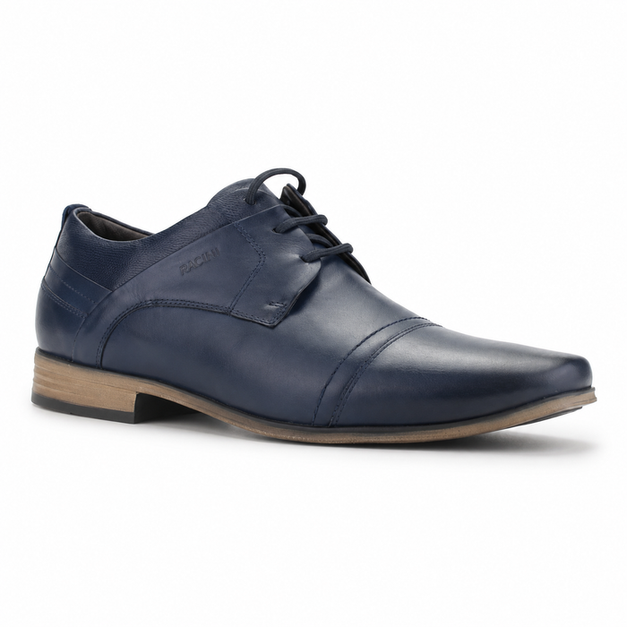 Zapato Ferracini Hombre 6065 Derby Azul Marino Casual