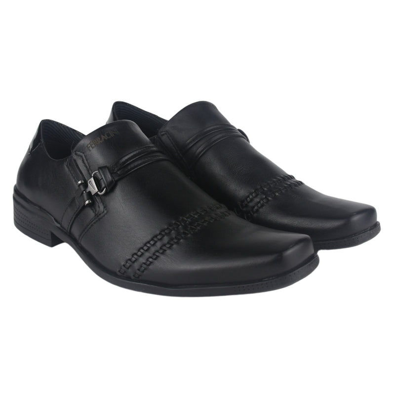 Zapato Ferracini Hombre 4349 Frankfurt Negro Matte Casual