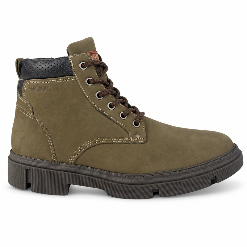 Botin Ferracini Hombre 5909 Aston Oliva Casual