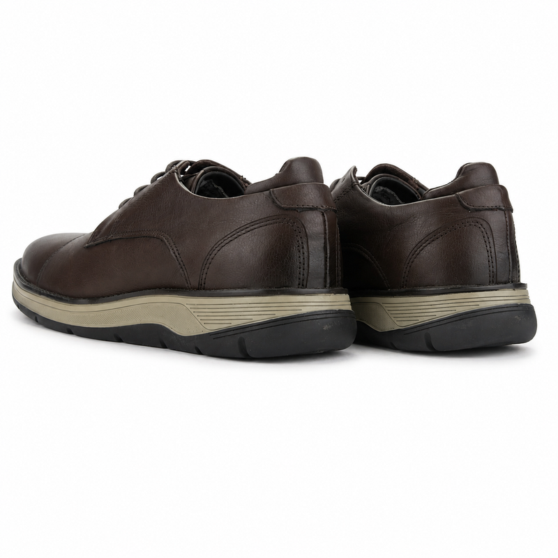 Zapato Ferracini Hombre 5541 Fluence Café Oscuro Casual