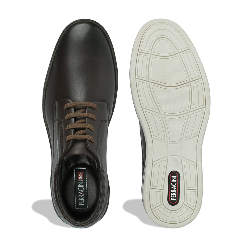 Zapato Ferracini Hombre 3618 Monterrey Café Casual