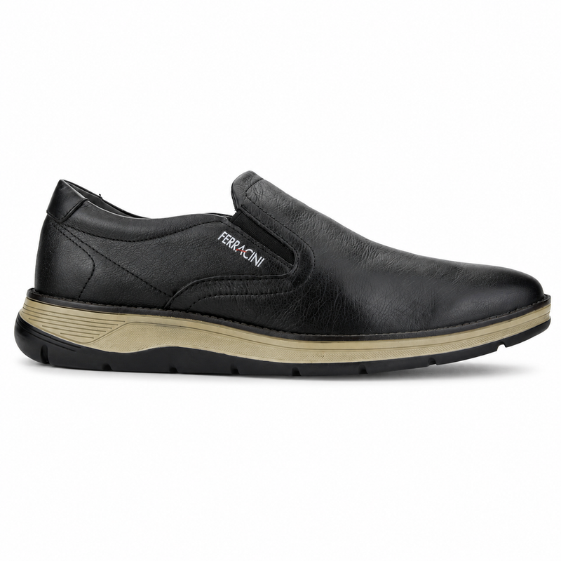 Zapato Ferracini Hombre 5545 Fluence Negro Casual
