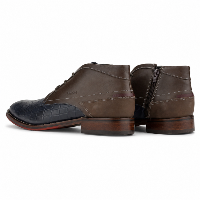 Botin Ferracini Hombre 5678 Caravaggio Azul Casual