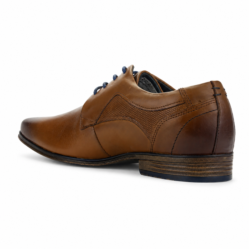 Zapato Ferracini Hombre 6067 Derby Café Claro Casual