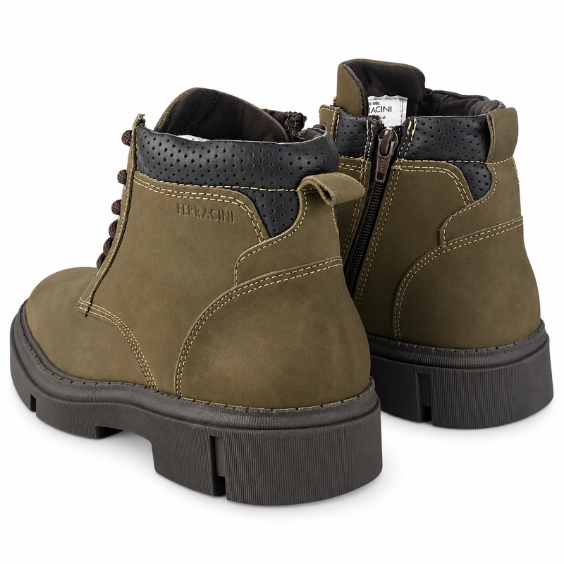 Botin Ferracini Hombre 5909 Aston Oliva Casual