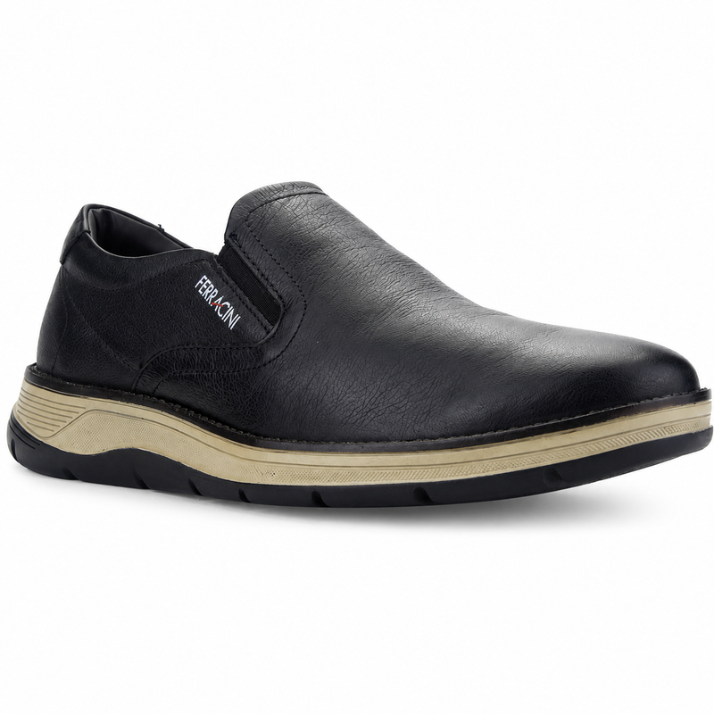 Zapato Ferracini Hombre 5545 Fluence Negro Casual
