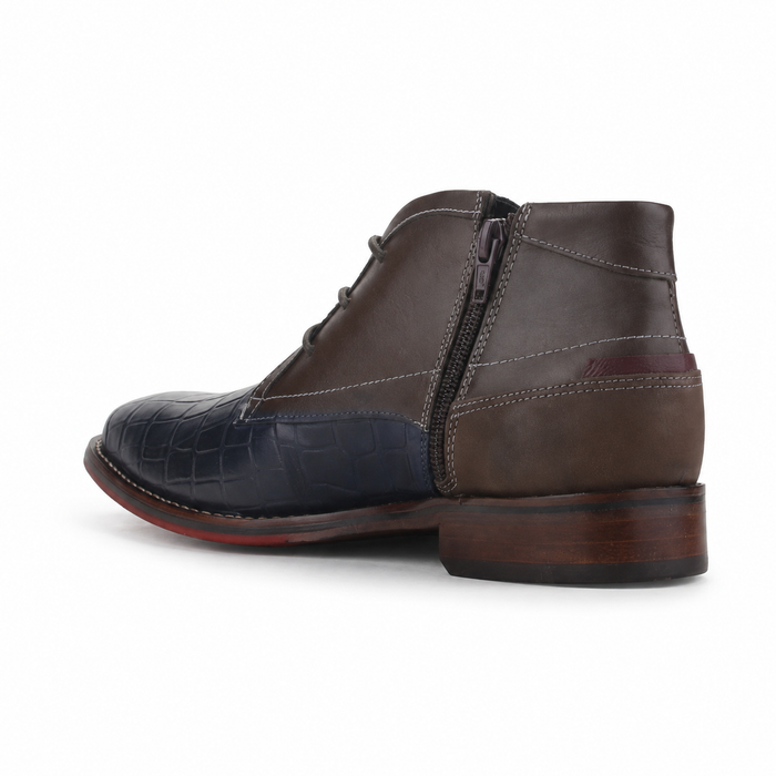 Botin Ferracini Hombre 5678 Caravaggio Azul Casual