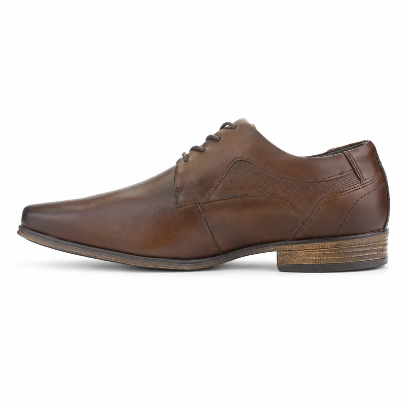 Zapato Ferracini Hombre 6067 Derby Café Oscuro Casual