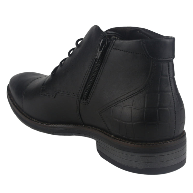 Botin Ferracini Hombre 3942 Bentley Negro Casual
