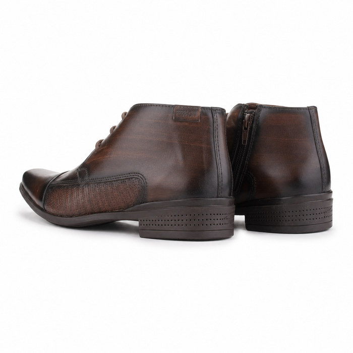 Botin Ferracini Hombre 4363 Frankfurt Tostado Casual