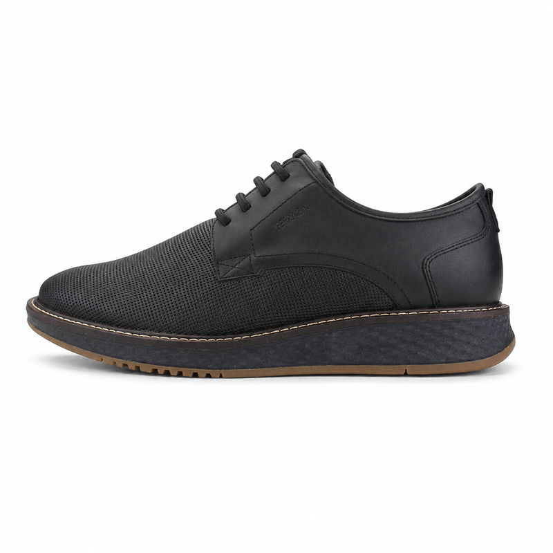 Zapato Negro Hombre Casual Ferracini 3302