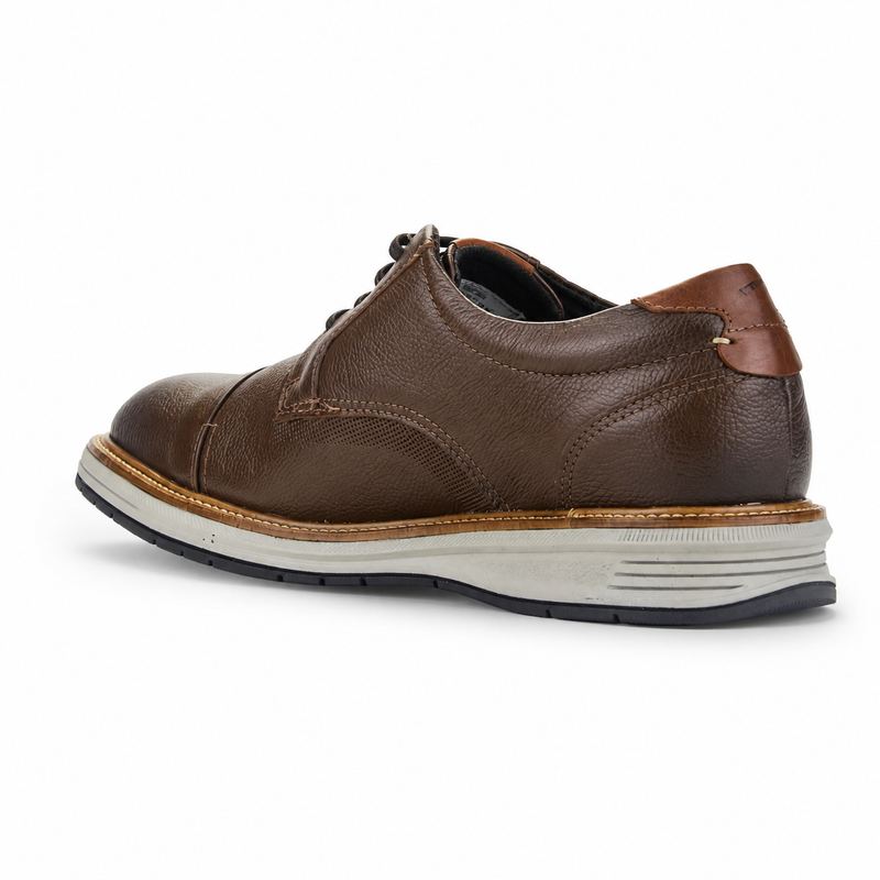 Zapato Café Claro Hombre Casual Ferracini Austin 5166