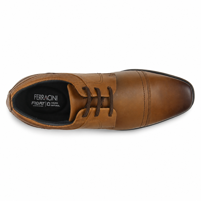 Zapato Ferracini Hombre 6065 Derby Café Casual