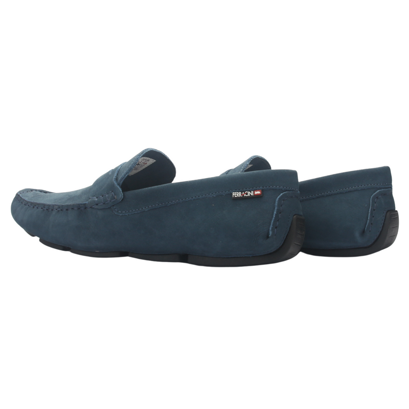 Mocasin Ferracini Hombre 2770 Mali Azul Marino Casual