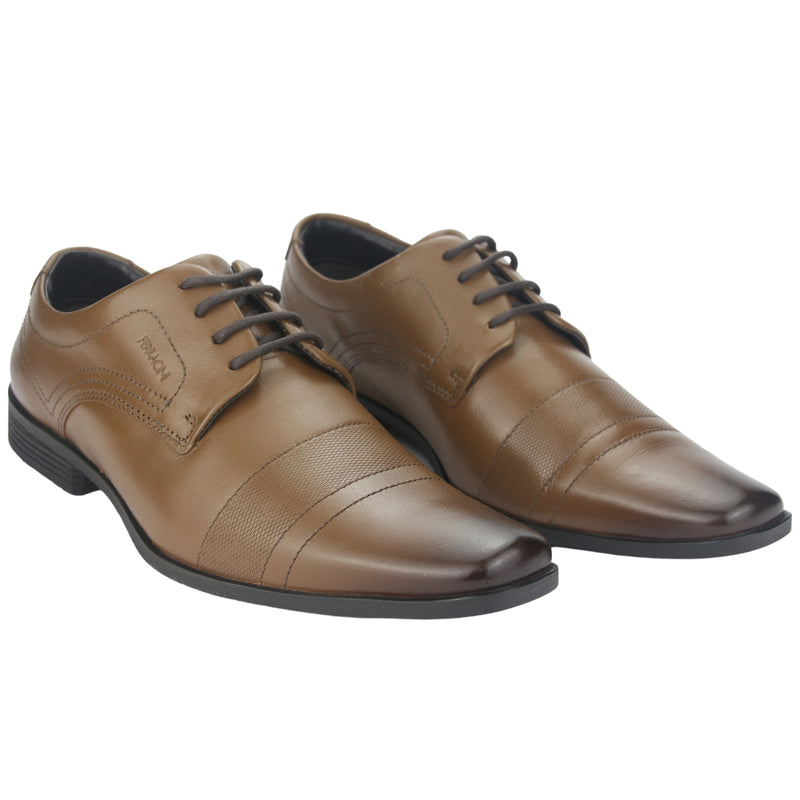 Zapato Ferracini Hombre 4085 Liverpool Café Casual