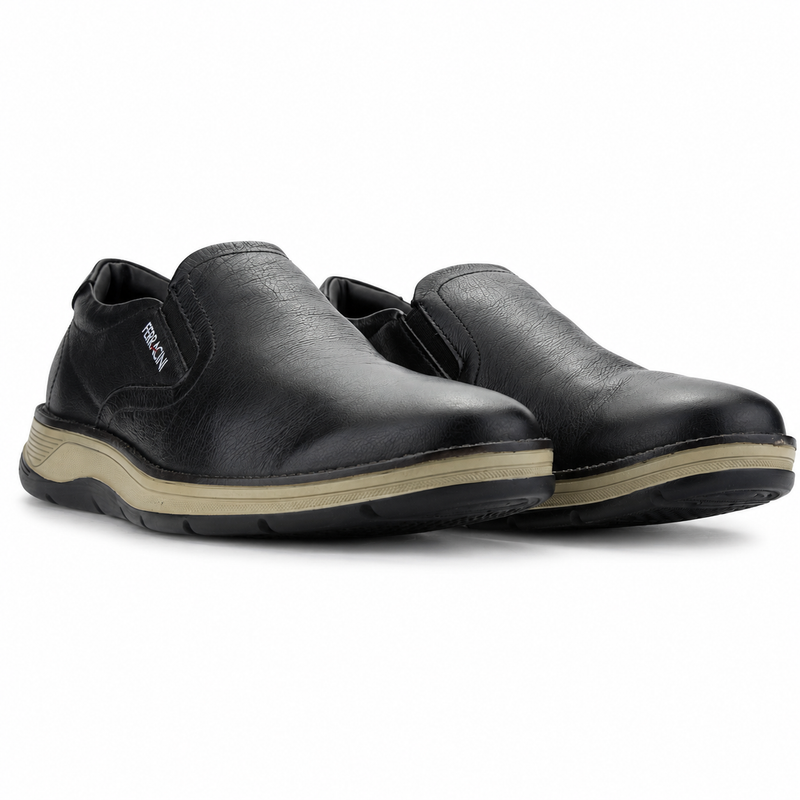 Zapato Ferracini Hombre 5545 Fluence Negro Casual