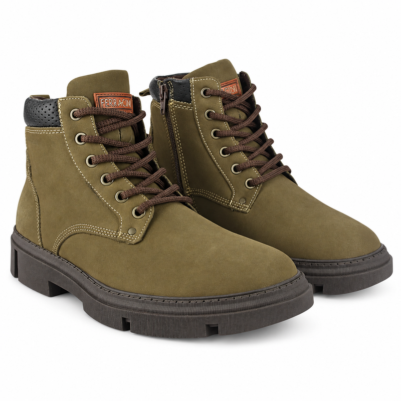 Botin Ferracini Hombre 5909 Aston Oliva Casual