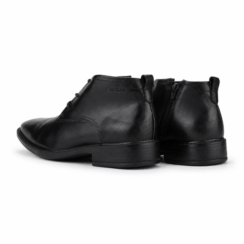 Botin Ferracini Hombre 6867 Paris Negro Casual