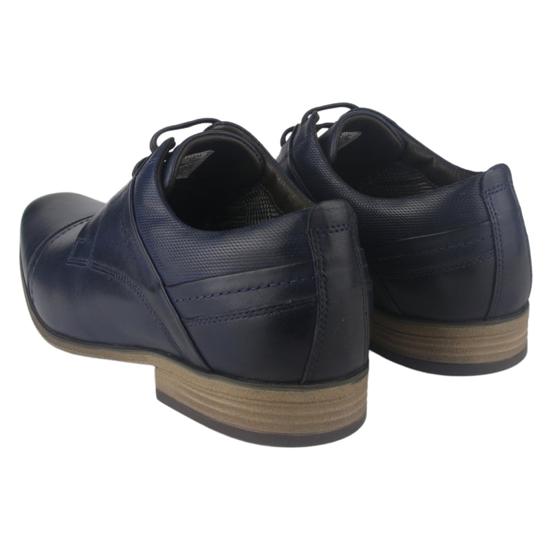 Zapato Ferracini Hombre 6065 Derby Azul Marino Casual