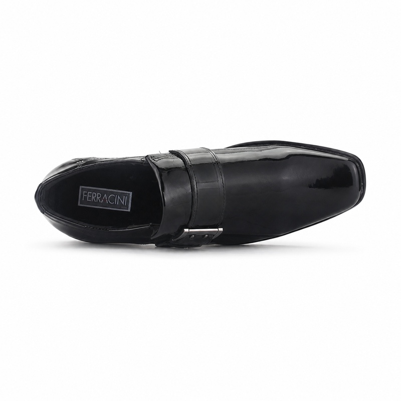 Zapato Ferracini Hombre 4373 Frankfurt Negro Charol Casual