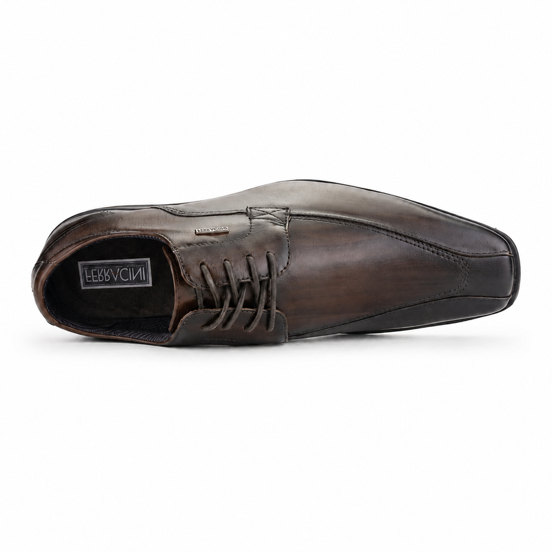 Zapato Ferracini Hombre 4384 Frankfurt Tostado Casual