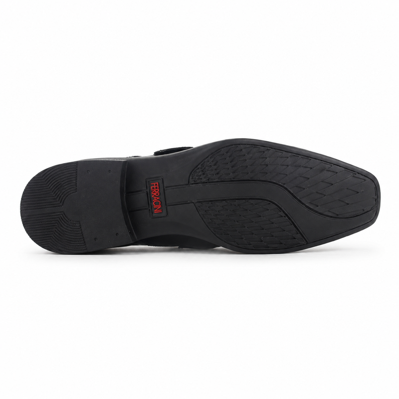 Zapato Ferracini Hombre 4373 Frankfurt Negro Charol Casual
