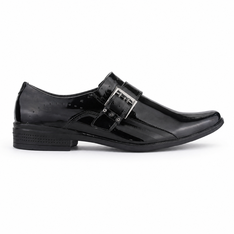 Zapato Ferracini Hombre 4373 Frankfurt Negro Charol Casual