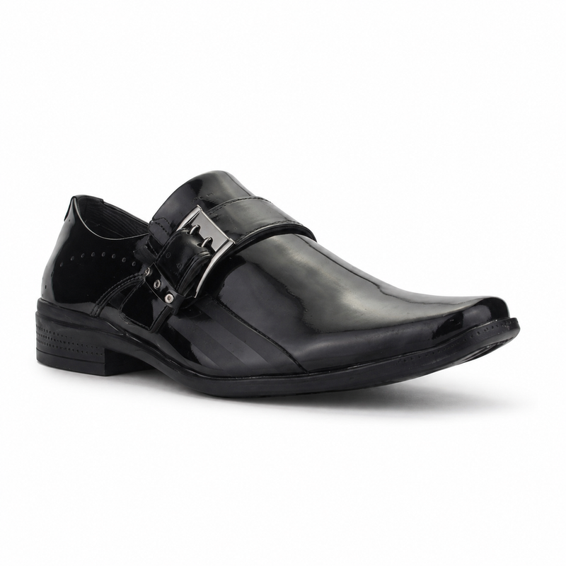 Zapato Ferracini Hombre 4373 Frankfurt Negro Charol Casual