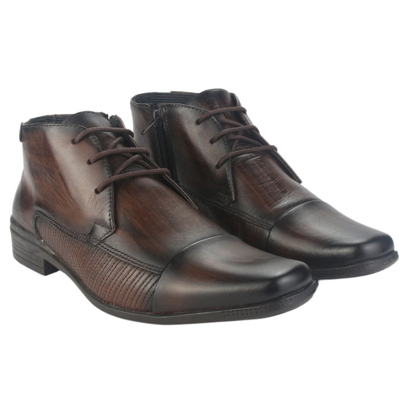 Botin Ferracini Hombre 4363 Frankfurt Tostado Casual