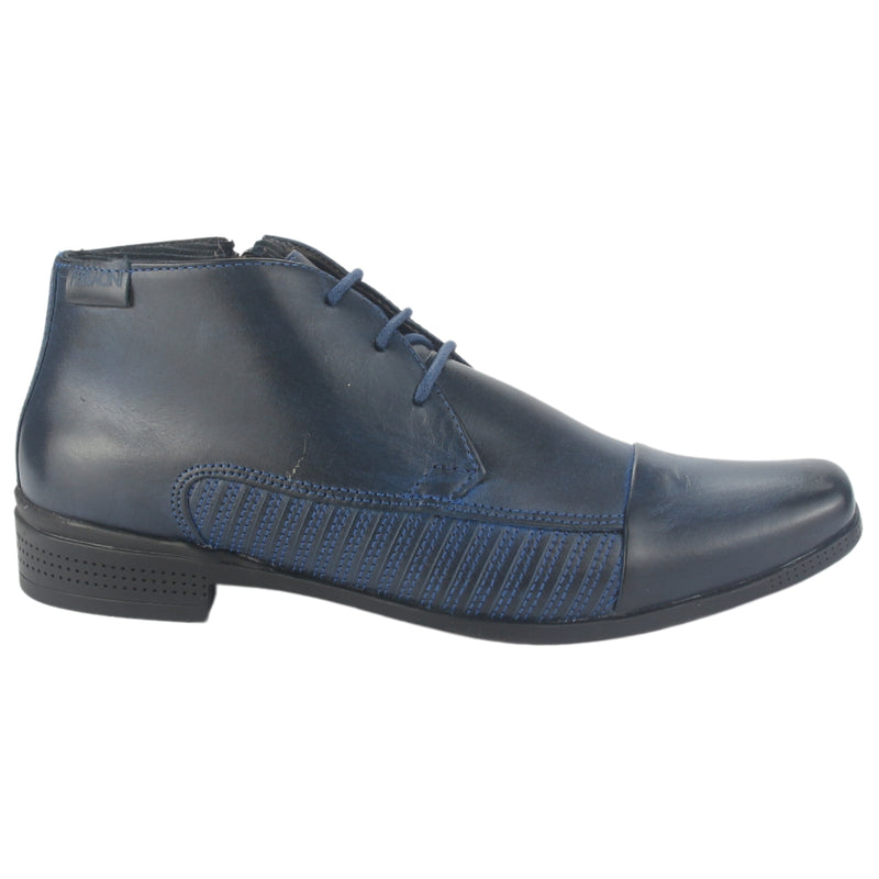 Botin Ferracini Hombre 4363 Frankfurt Azul Casual