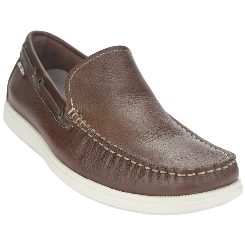 Mocasin Ferracini Hombre 4951 Euro Café Casual