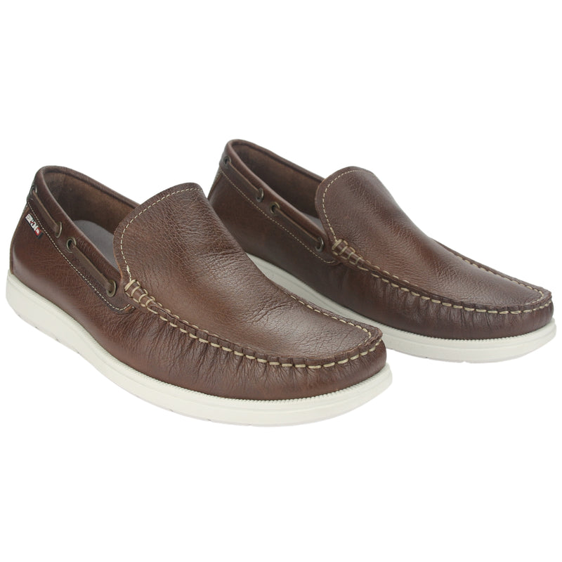 Mocasin Ferracini Hombre 4951 Euro Café Casual