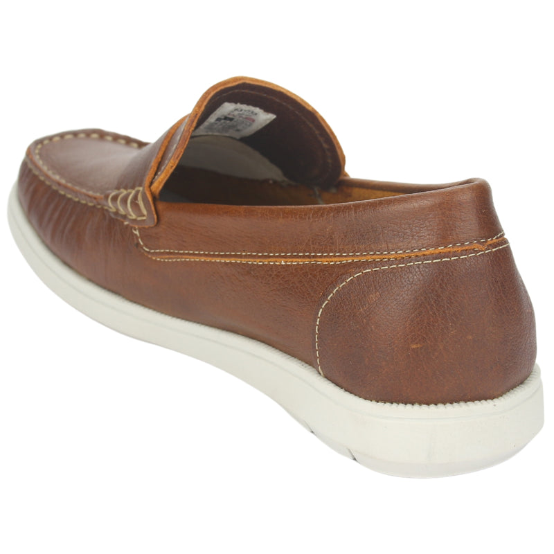 Mocasin Ferracini Hombre 4952 Euro Café Claro Casual