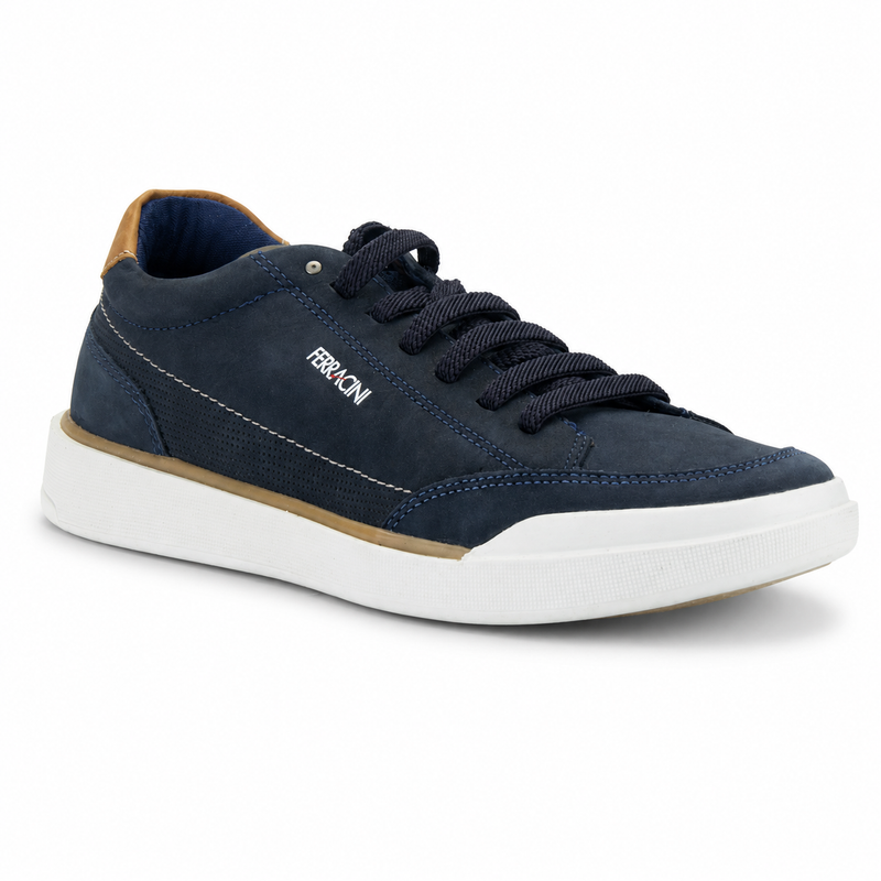 Zapatilla Ferracini Hombre 1056 Star Azul Marino Casual