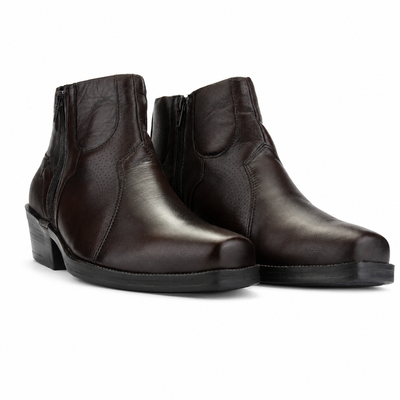 Botin Ferracini Hombre 9015 New Country Café Oscuro Casual