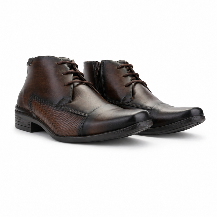 Botin Ferracini Hombre 4363 Frankfurt Tostado Casual