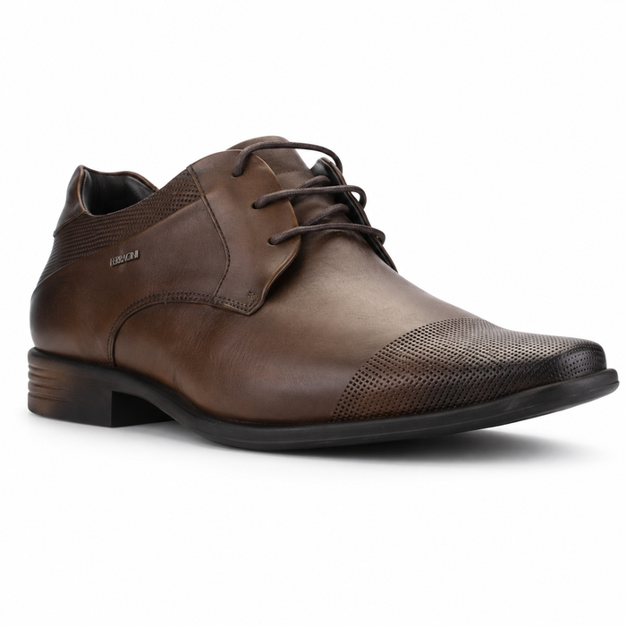 Zapato Café Hombre Casual Ferracini 6065