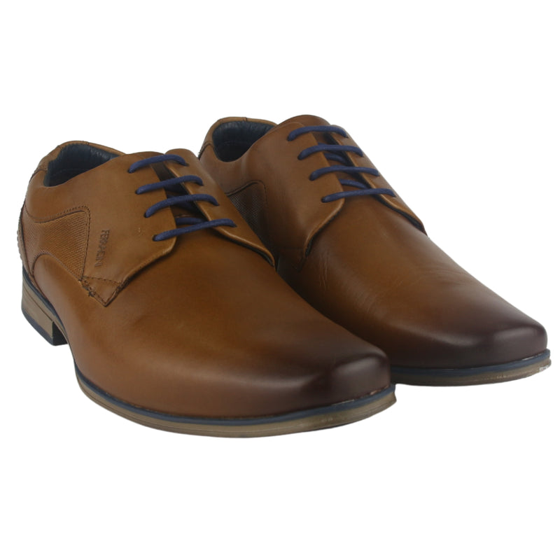 Zapato Ferracini Hombre 6067 Derby Café Claro Casual
