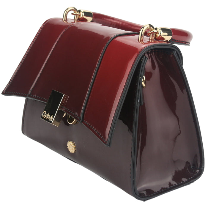 Cartera Chalada Mujer Cartera-2 Burdeo Moda