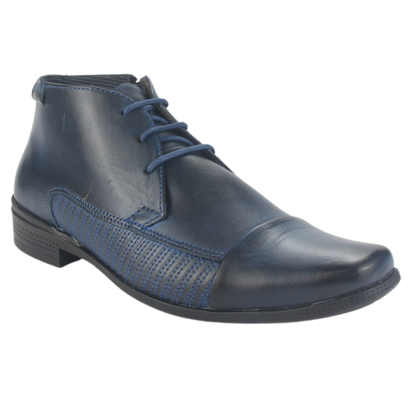 Botin Ferracini Hombre 4363 Frankfurt Azul Casual