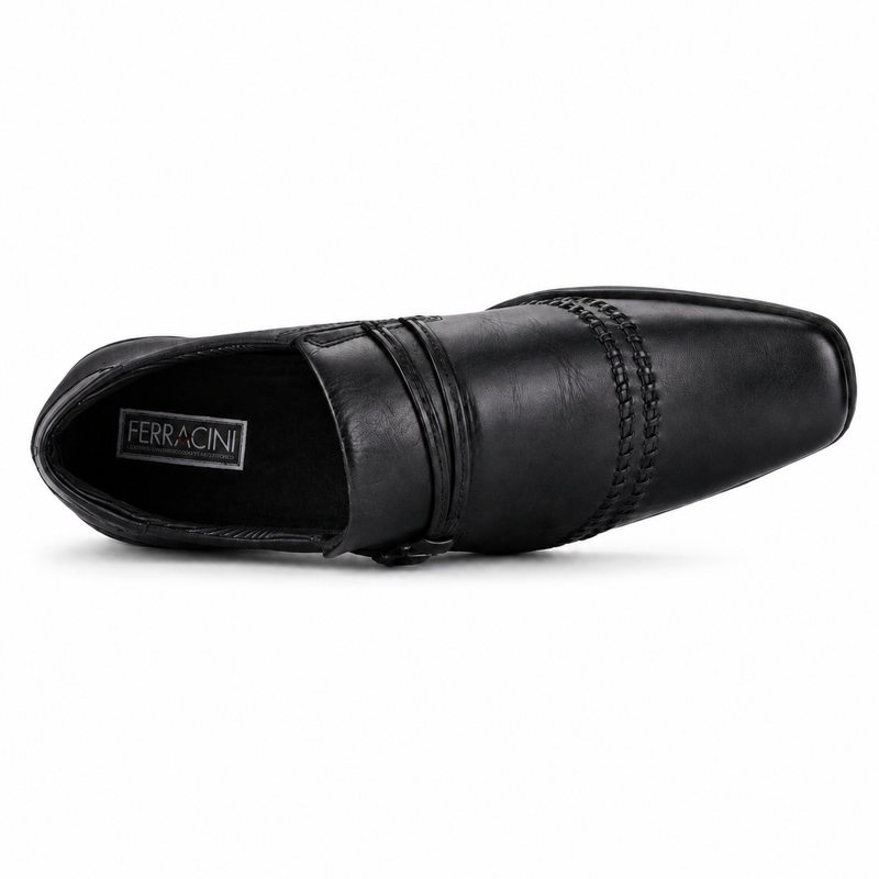 Zapato Ferracini Hombre 4349 Frankfurt Negro Matte Casual