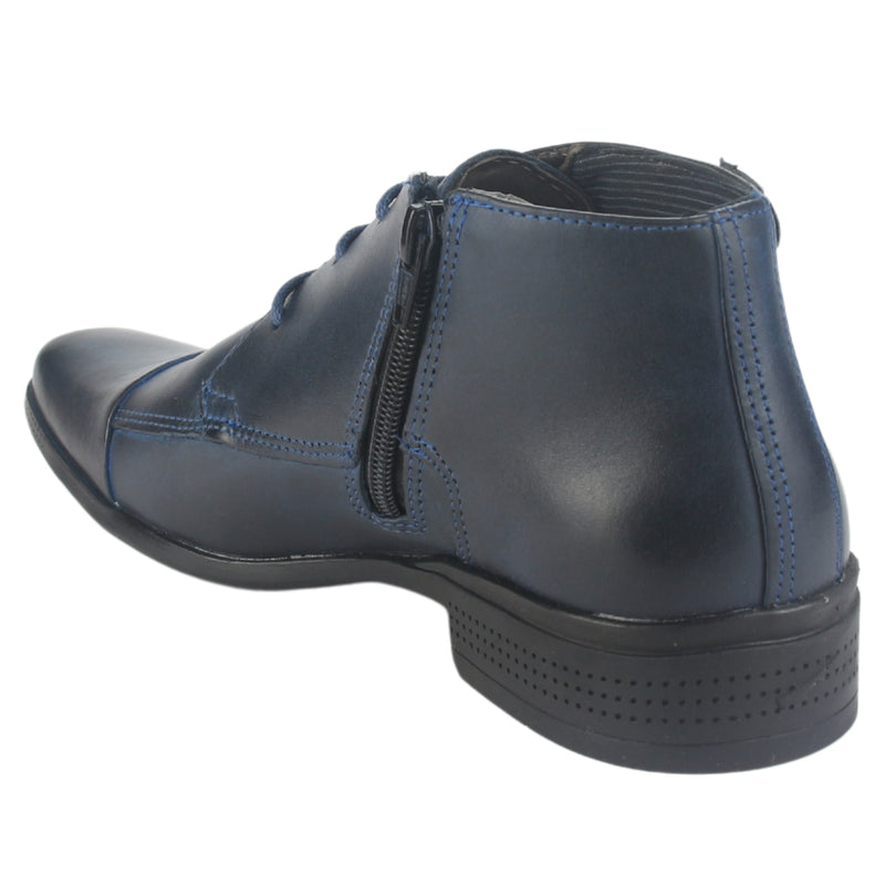 Botin Ferracini Hombre 4363 Frankfurt Azul Casual